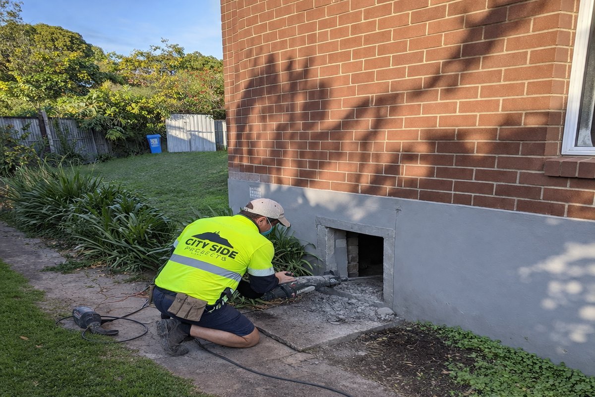 Concrete and masonry repair works