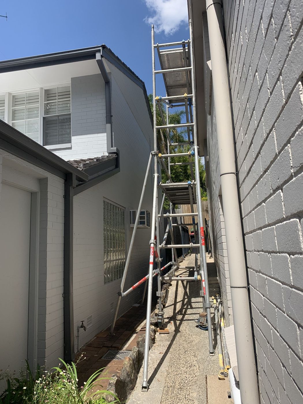 Side path drainage works Chatswood