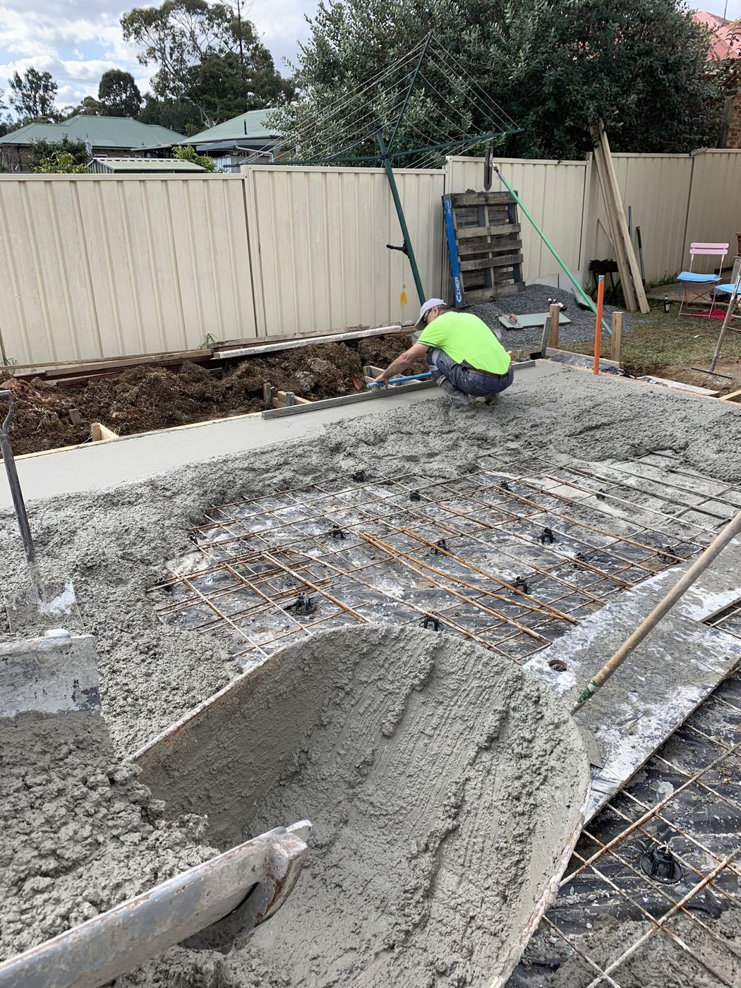 Site excavated and prepared Inner West