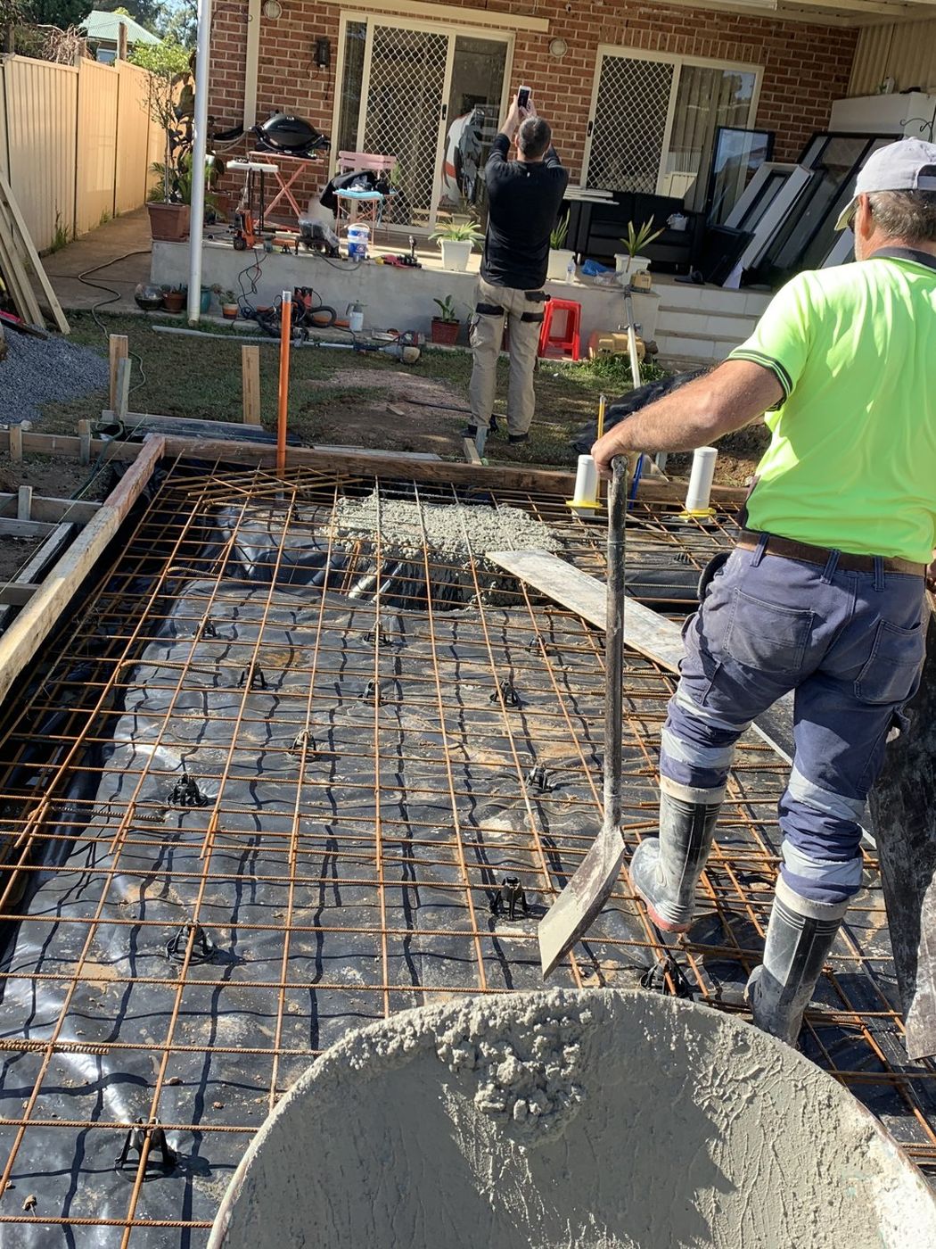 Formwork and reinforcement set out Inner West