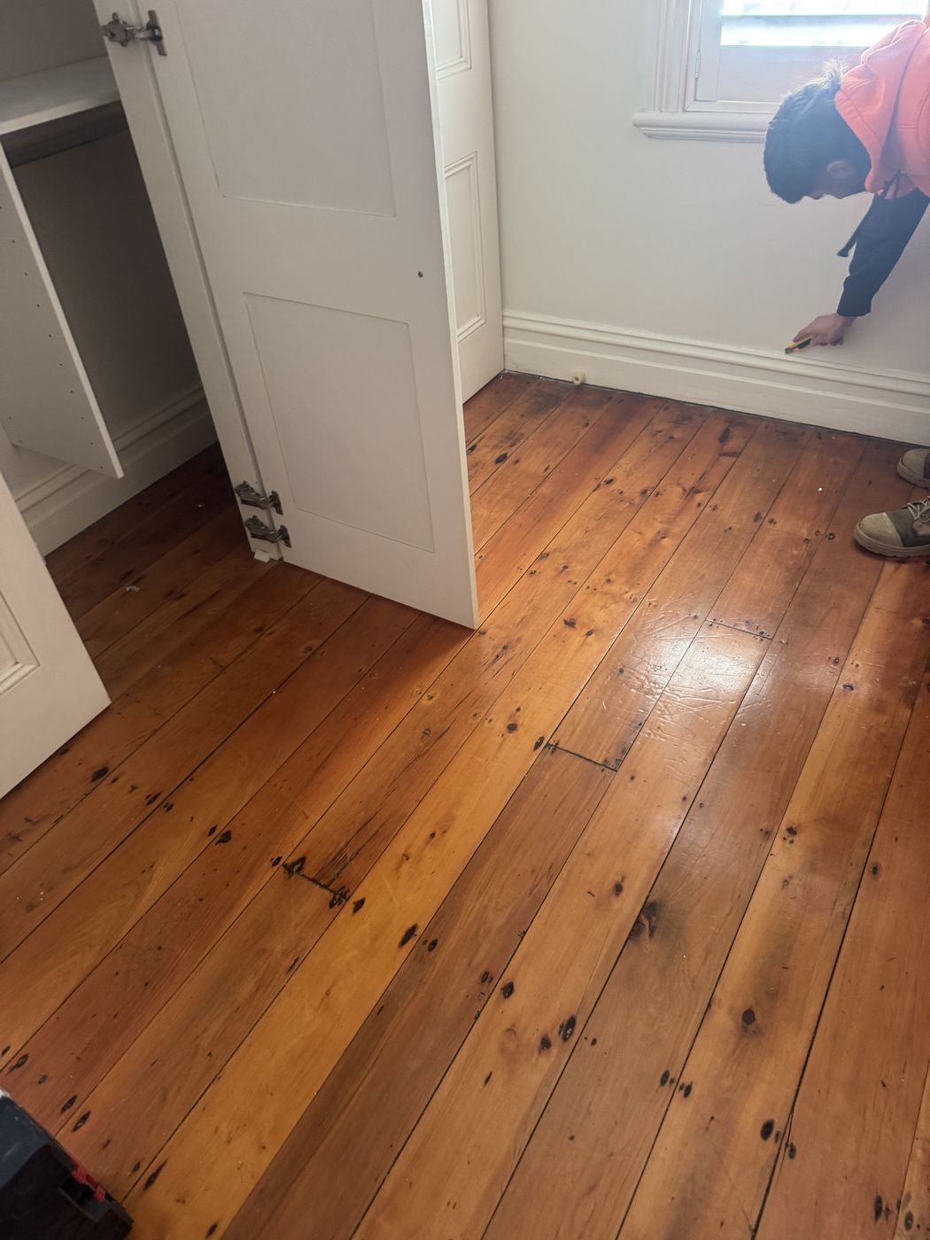 Restored timber flooring Petersham