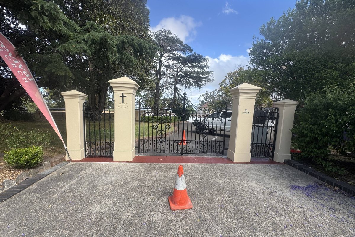 Completed gates Revival Church