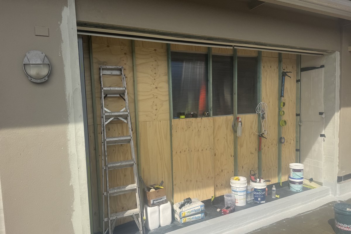 Balcony door and waterproofing remediation