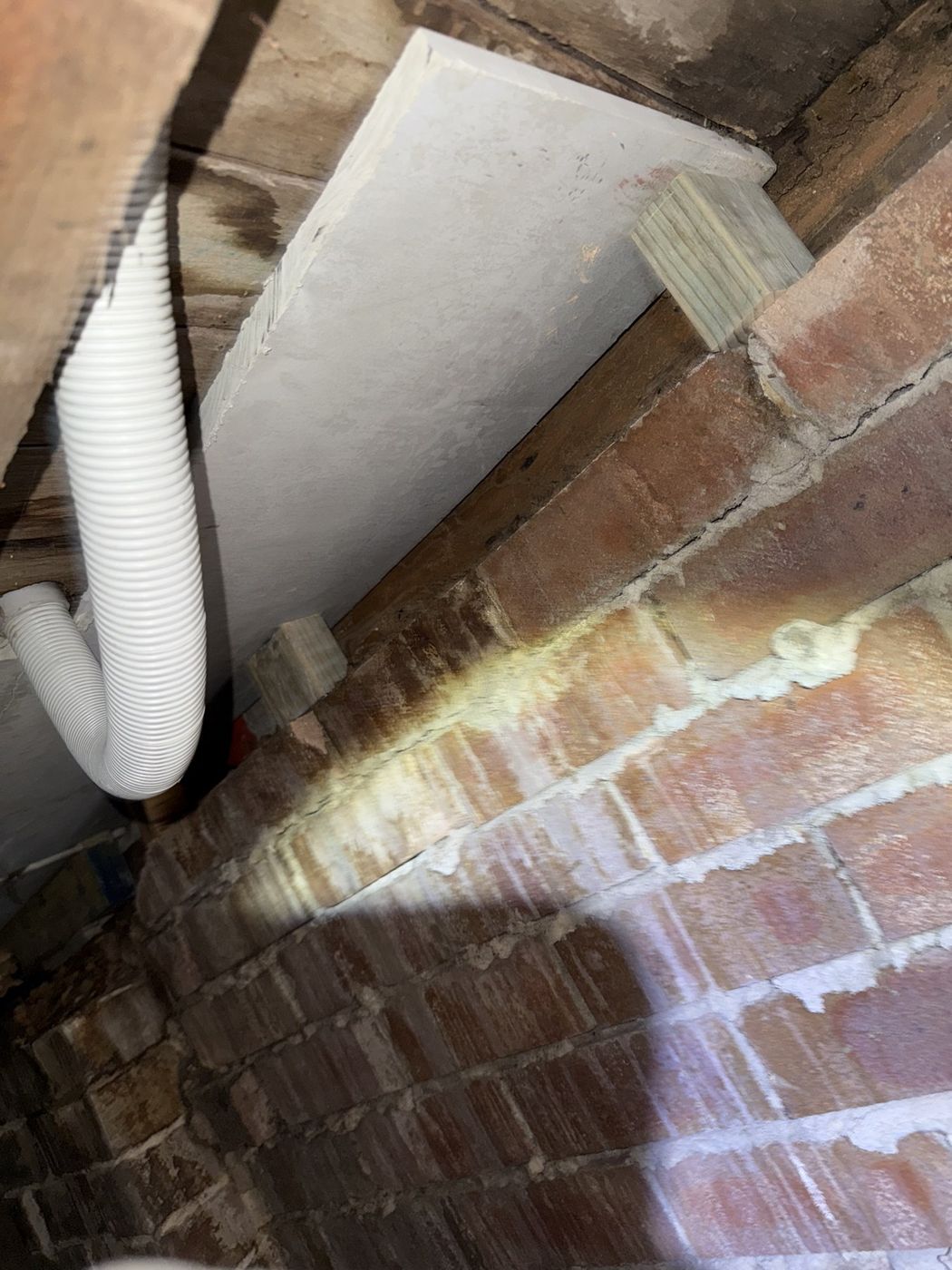 Subfloor brickwork under repair Cammeray