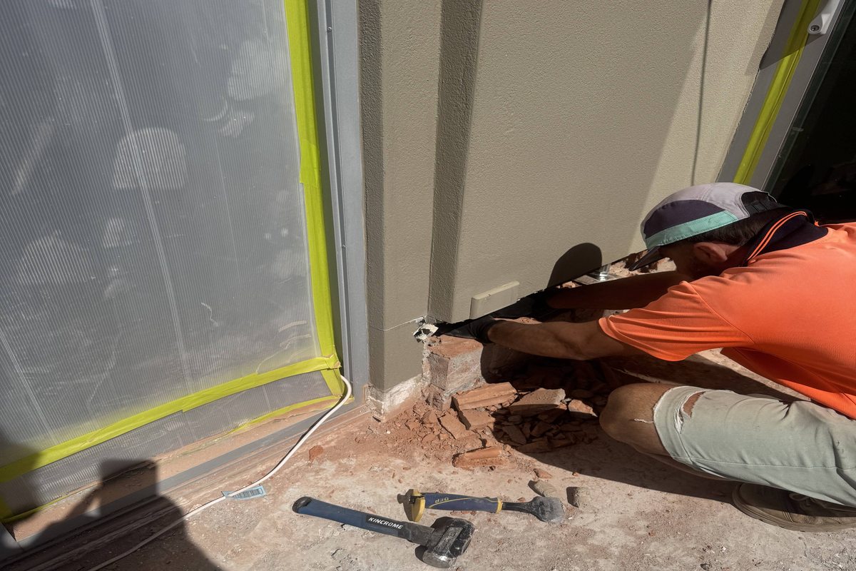 Balcony waterproofing detail